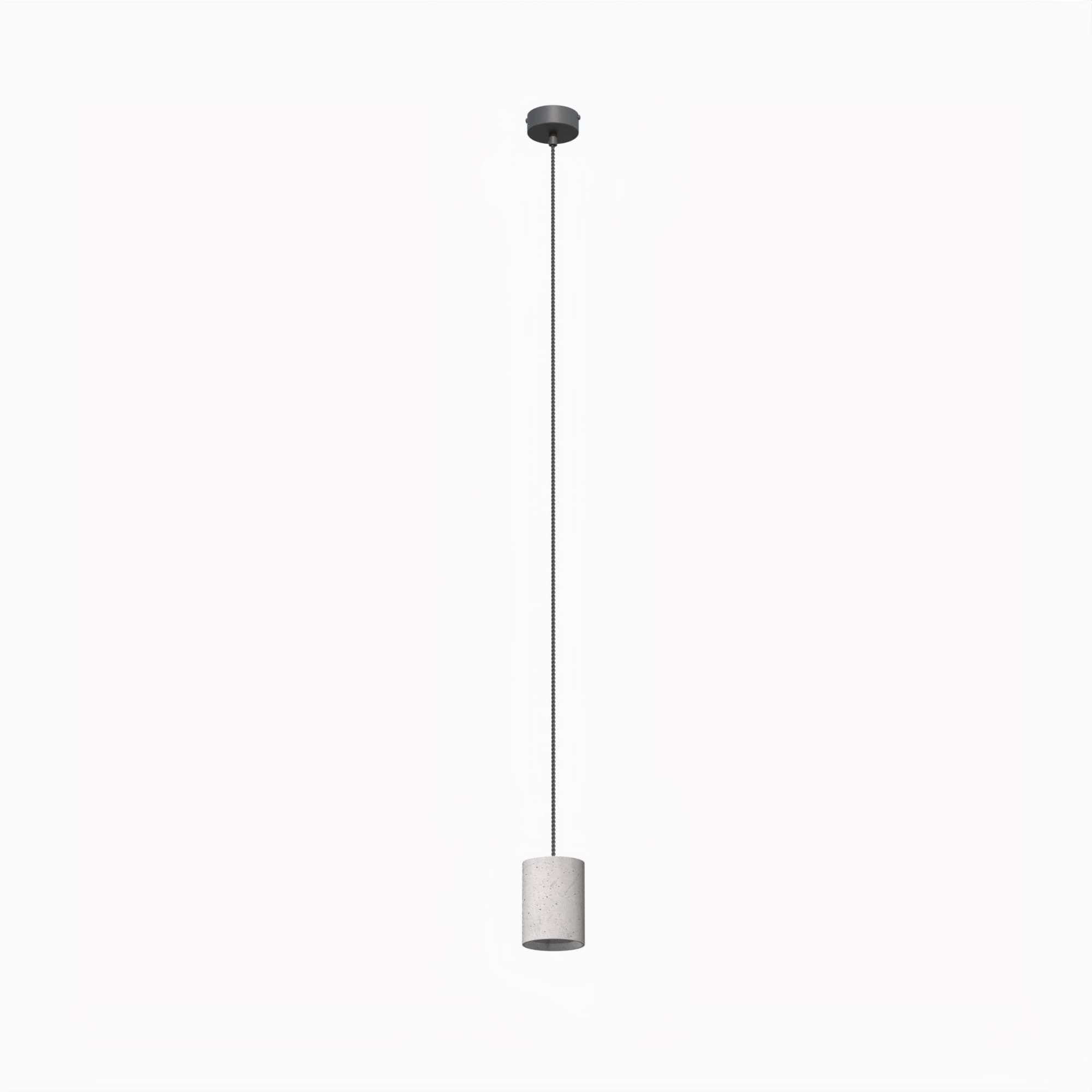 Lampa wisząca Shy szara 1xGU10x35W tuba wym: 130 x 9 x 9 cm beton architektoniczny Nowodvorski Lighting