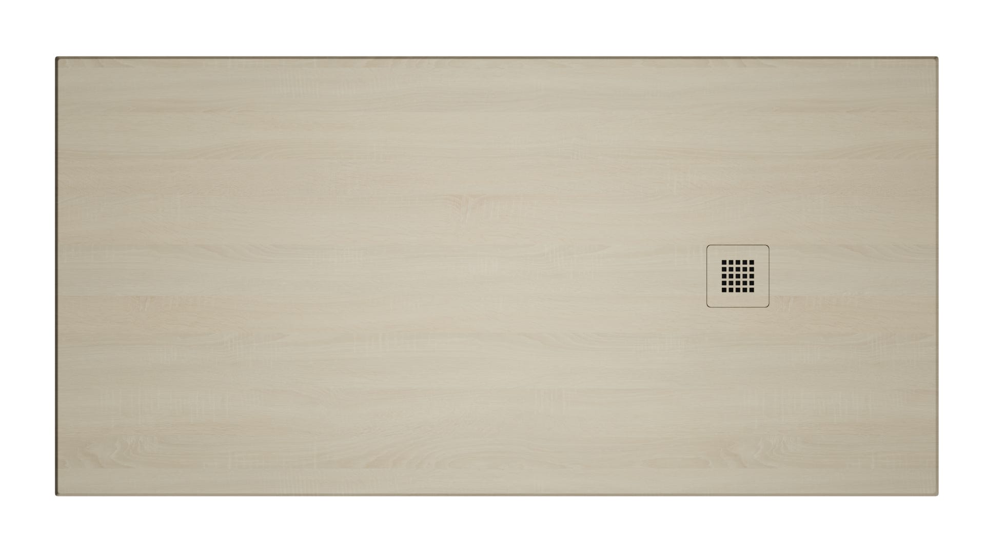 RECEVEUR DE DOUCHE EN RÉSINE LM SLATE PREMIUM - 150X75 - Couleur Wood ...