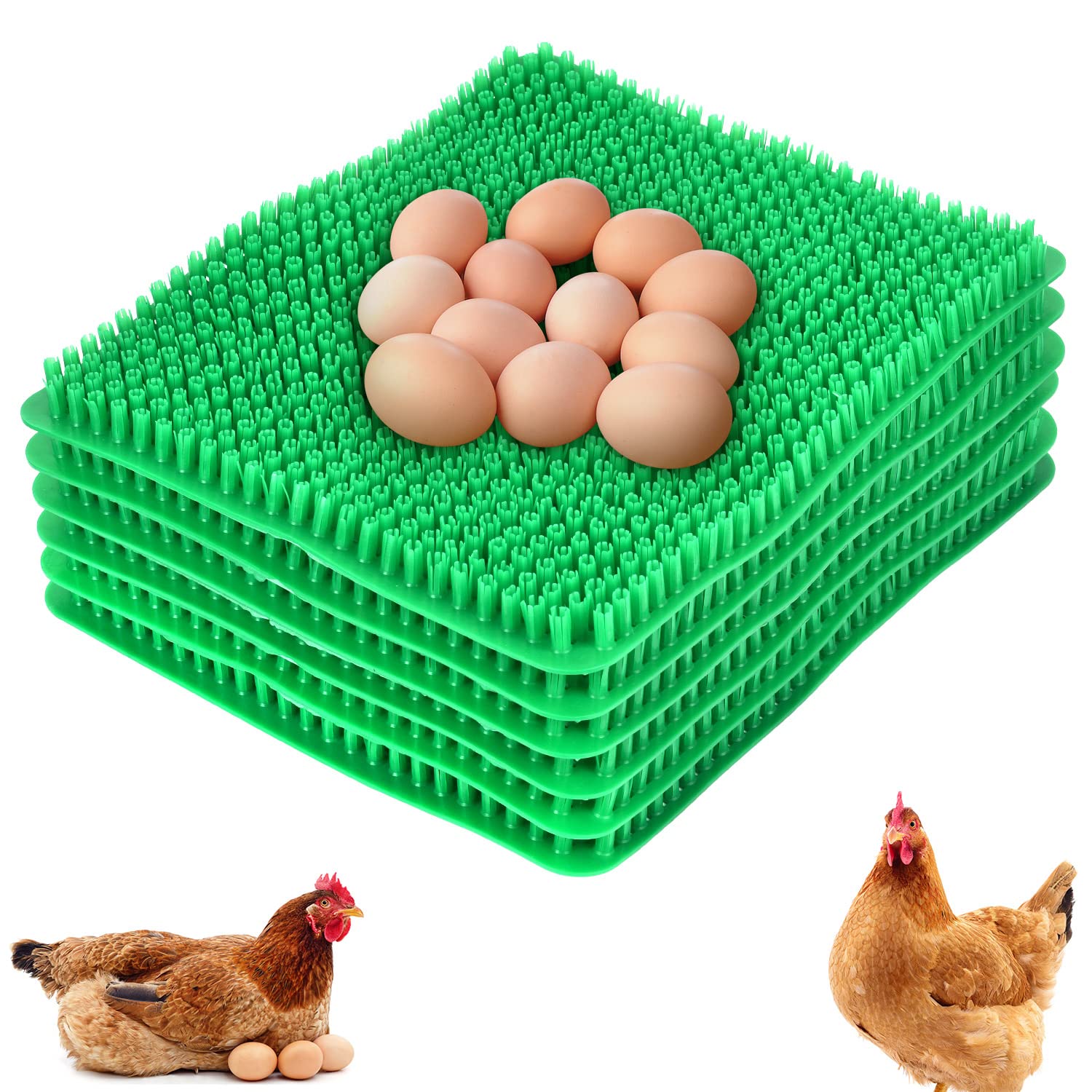 Tapis de Nidification Doux et Réutilisable pour Poulets