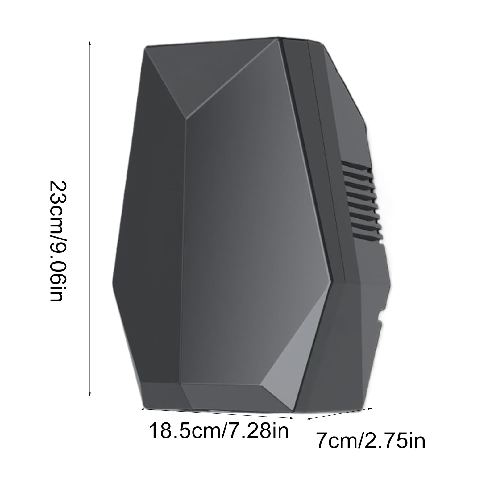 Sèche-mains automatique pour salle de bain, avec détecteur de mouvement, gris - 5
