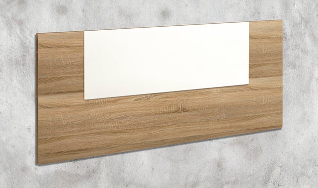 Cabecero Juvenil Champion Cambria Blanco – Cabecero Moderno para Habitaciones Juveniles, Diseño Minimalista y Fácil Instalación
