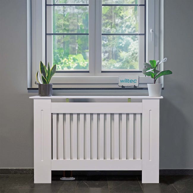 Copritermosifone CASAPIU - Bianco, Per Termosifoni 40-80cm, Elastico, Resistente All'Acqua - Foto 7