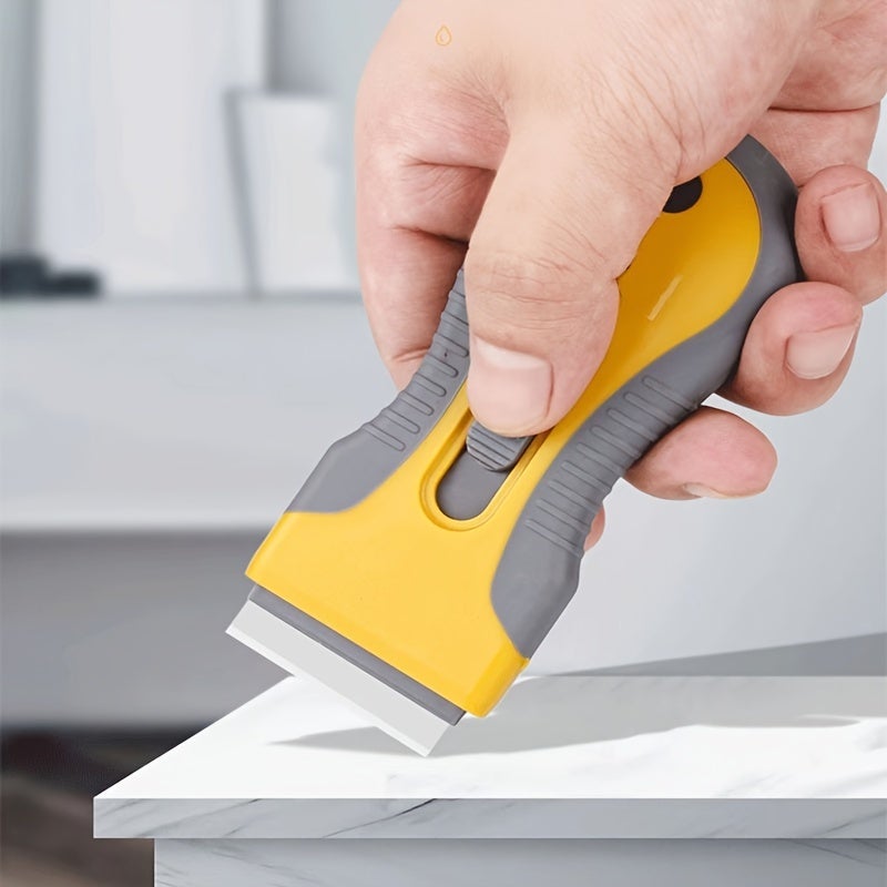 outils de grattage en plastique, grattoir à peinture multi-usages, grattoirs pour enlever les étiquettes, autocollants - 5