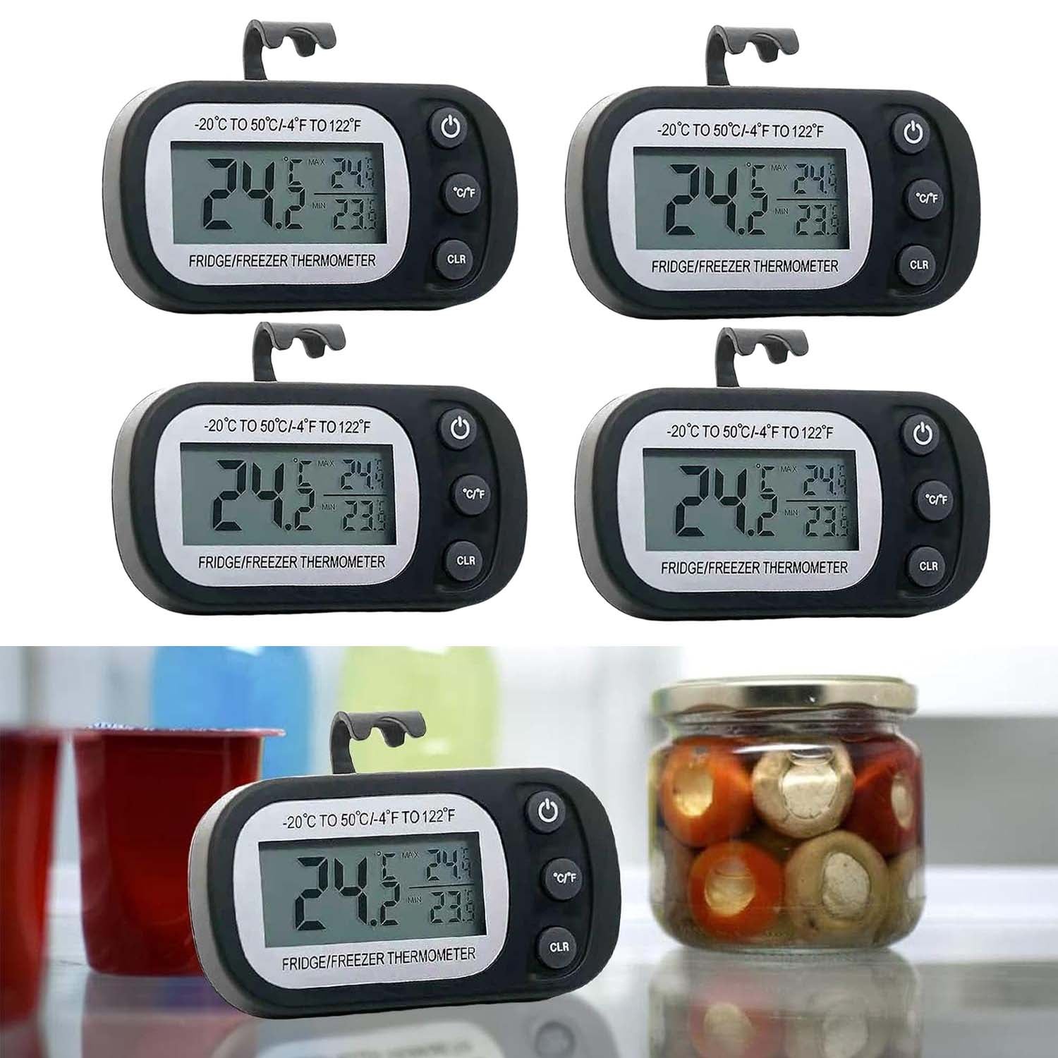 elfbar nachfüll pod läuft aus Contrôle Température Frigo Lot 2 Thermomètres Numériques LCD Avec Sonde -  Pour Frigo, Congélo, Aquarium