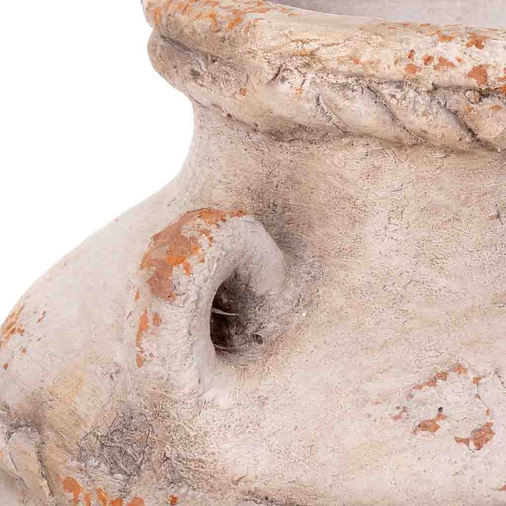 Vase décoratif couleur pierre, 35x35x44h cm - 5