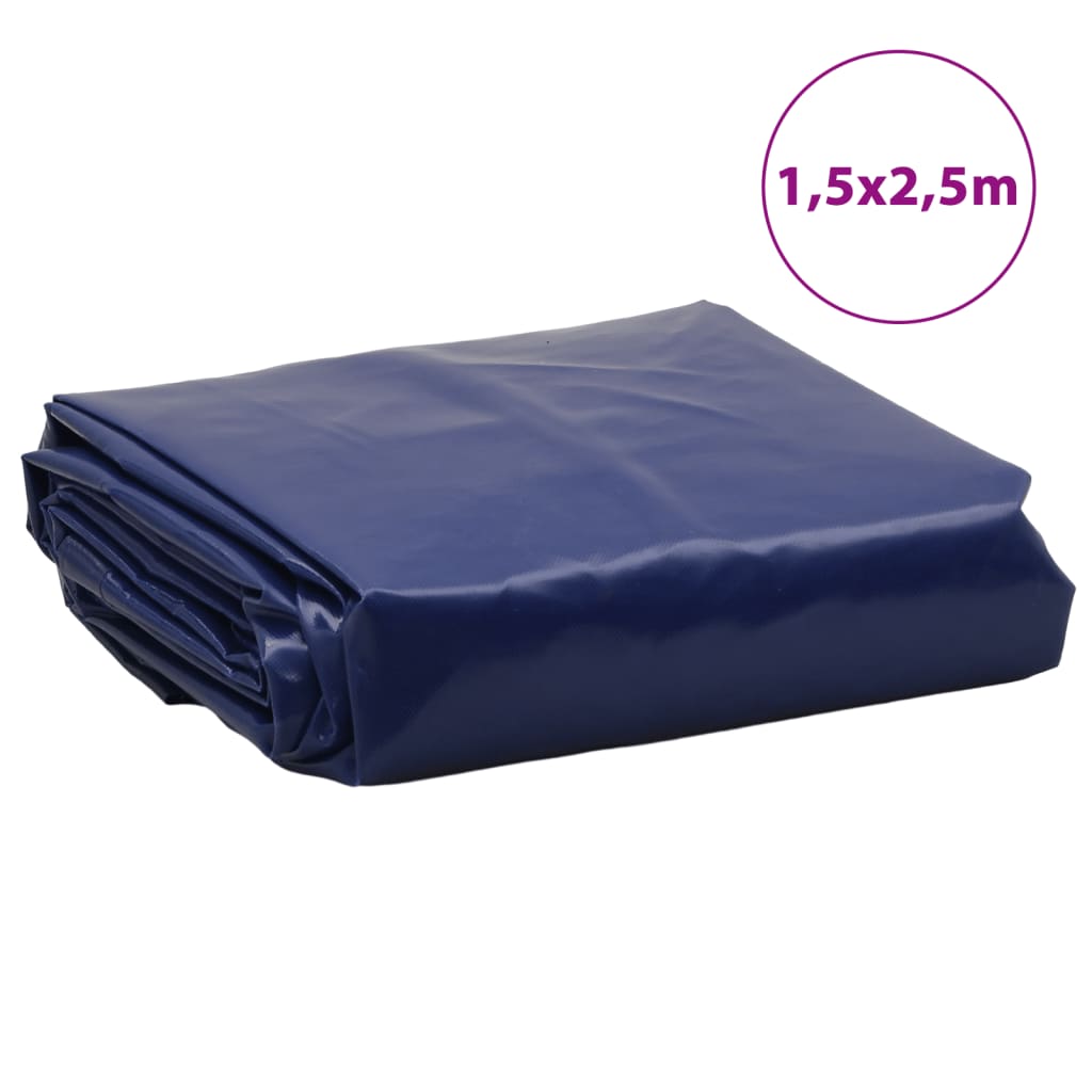 Lona 1,5x2,5 m 650 g/m² azul - 8