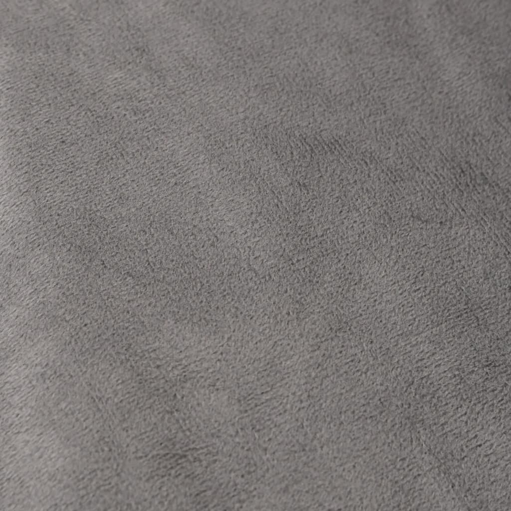 Couverture lestée avec housse Gris 200x200 cm 13 kg Tissu - 5