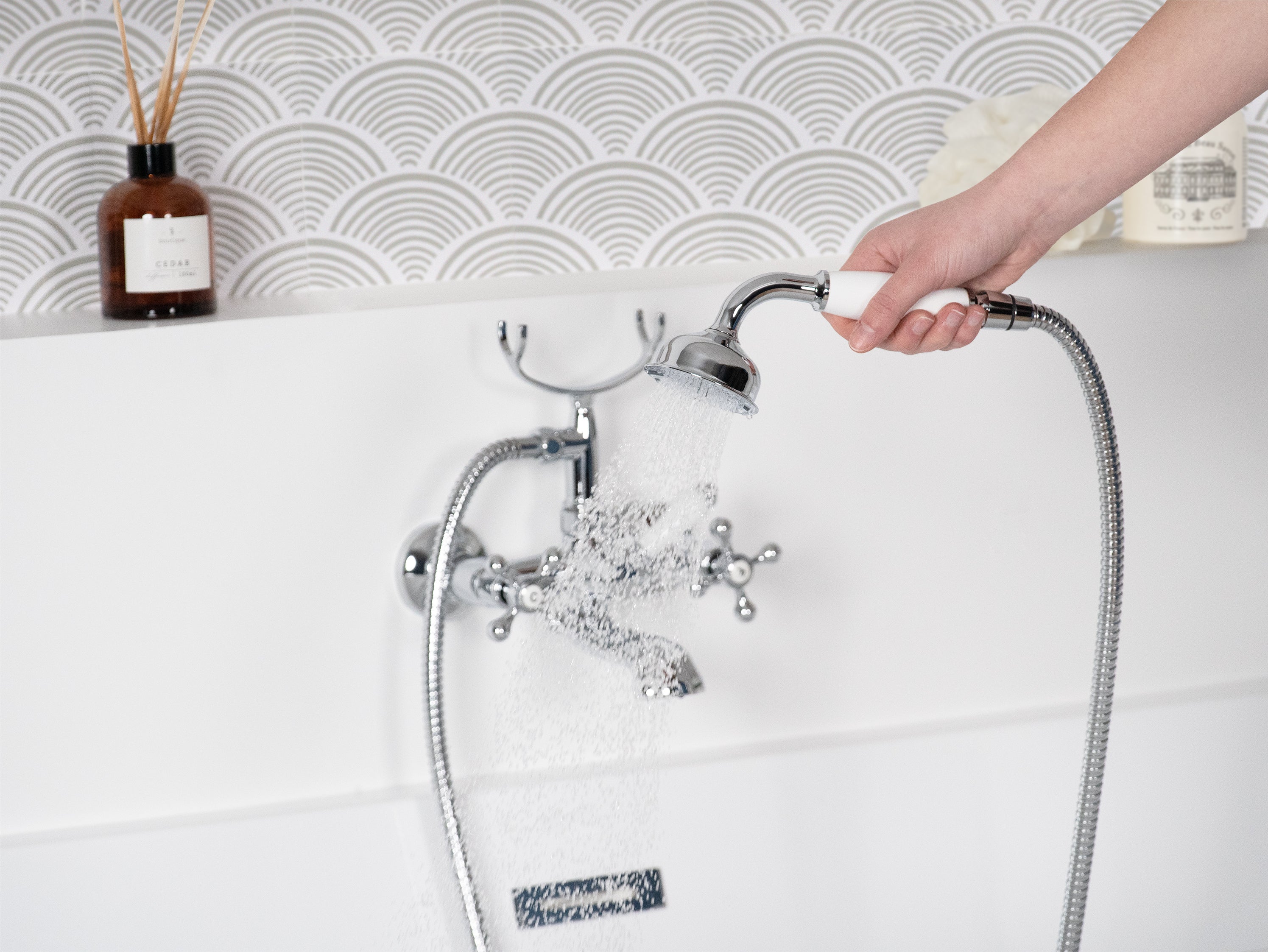 Mélangeur de Baignoire Rétro Chromé FEDLEEN by Eurosanit - 6