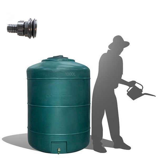 Récupérateur Eau de Pluie Horssol Rond 1000 Litres DS Eau Vert avec — free download