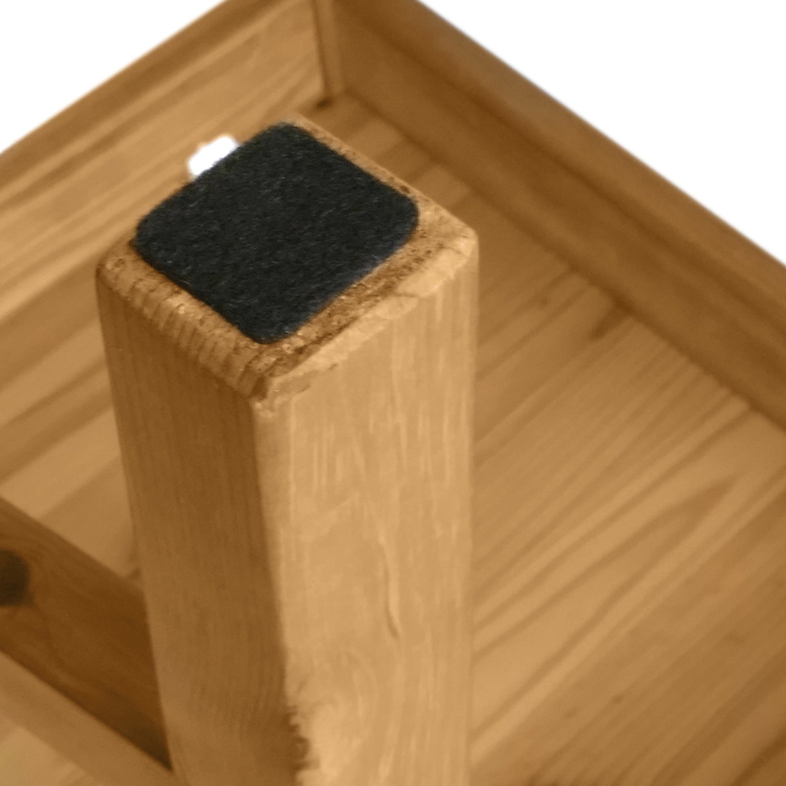 Rettangolo in feltro adesivo per mobili 12x95 mm confezione da 5 - 3