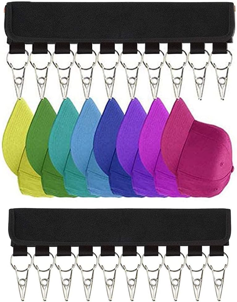 organizery na czapki baseballowe, wieszaki na czapki, uchwyty i schowki na czapki baseballowe, składane wieszaki do suszarki do ubrań