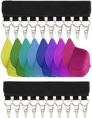 Porte Casquette Betterjonny 2 Porte-Casquettes Mural Avec 16 Clips - Organisateur Casquette Baseball Rangement Casquette Porte Casquette Betterjonny 2 Porte-Casquettes Mural Avec 16 Clips - Organisateur Casquette Baseball Rangement Casquette