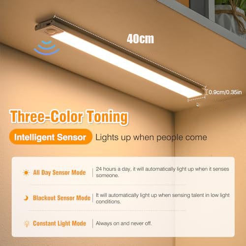 Lot de 6 lampes LED avec détecteur de mouvement, lumières LED à batterie rechargeable, éclairage Lot de 6 lampes LED avec détecteur de mouvement, lumières LED à batterie rechargeable, éclairage