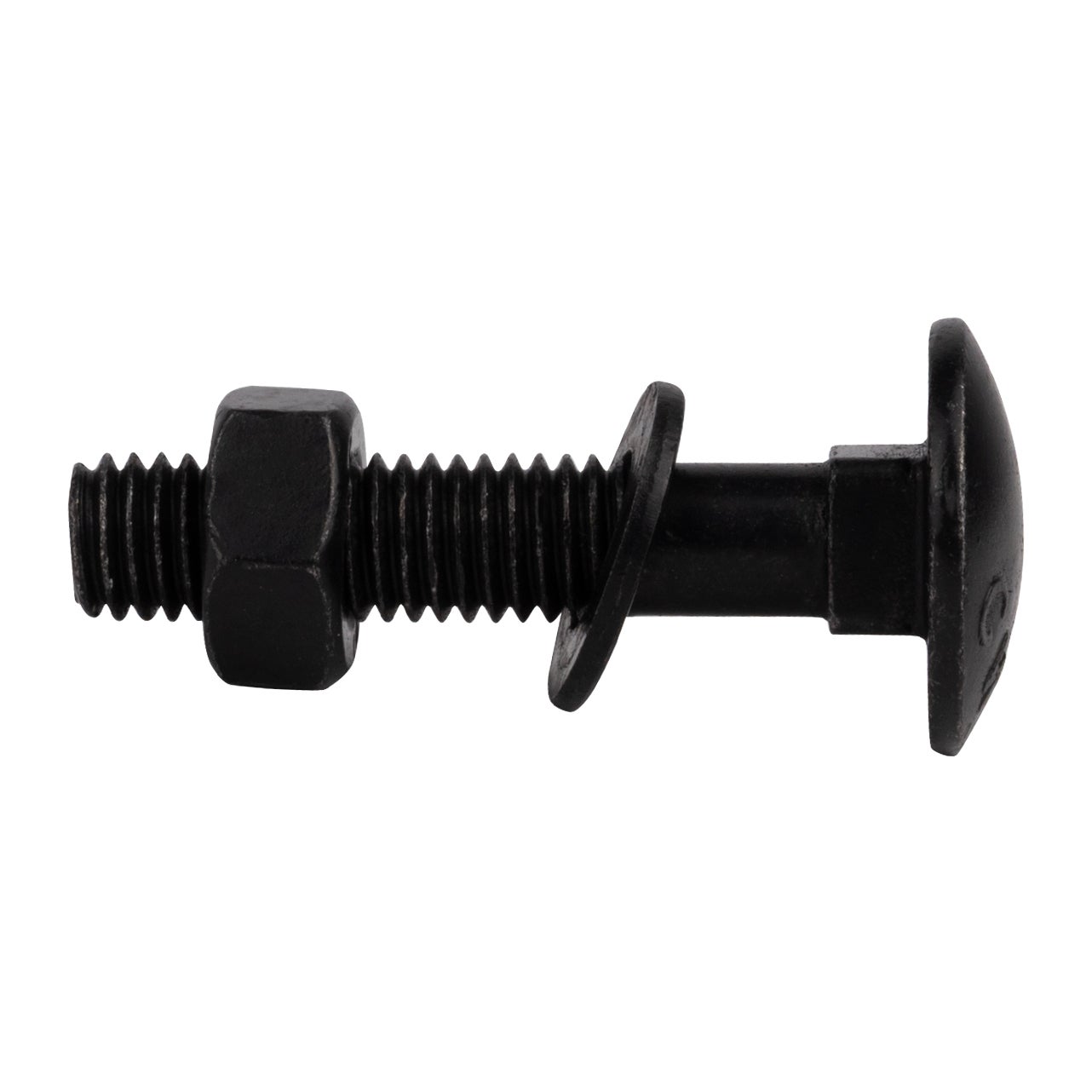 Wovar Boulons galvanisés noirs M8 x 40 mm - 25 Pièces - 2