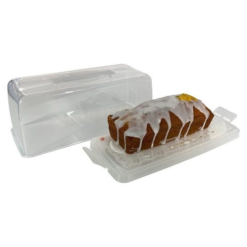 Porta Dolci Trasparente Con Chiusure - Ideale Per Torte E Biscotti, Made In Italy - Foto 11