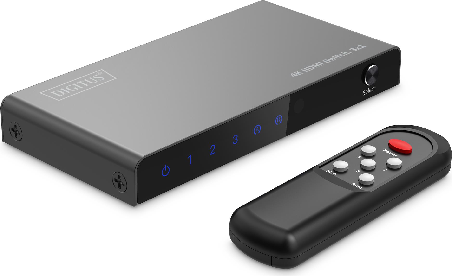 Digitus Switch Hdmi 4K 3X1, Modelo Ds-55331 Negro , Leroy Merlin