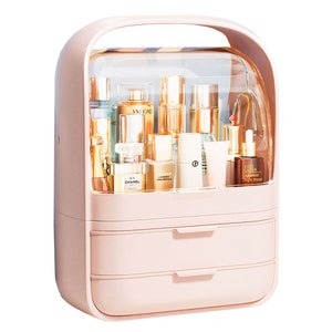 Organizer Trucco Rotante 360° - Portacosmetici Regolabile Per Rossetti, Profumi, Smalti, Trasparente - Foto 14