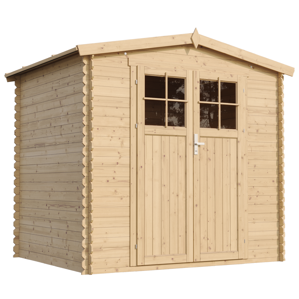 Cobertizo de madera para jardín - 226x236cm/4.33 m² - TIMBELA M369F - 6