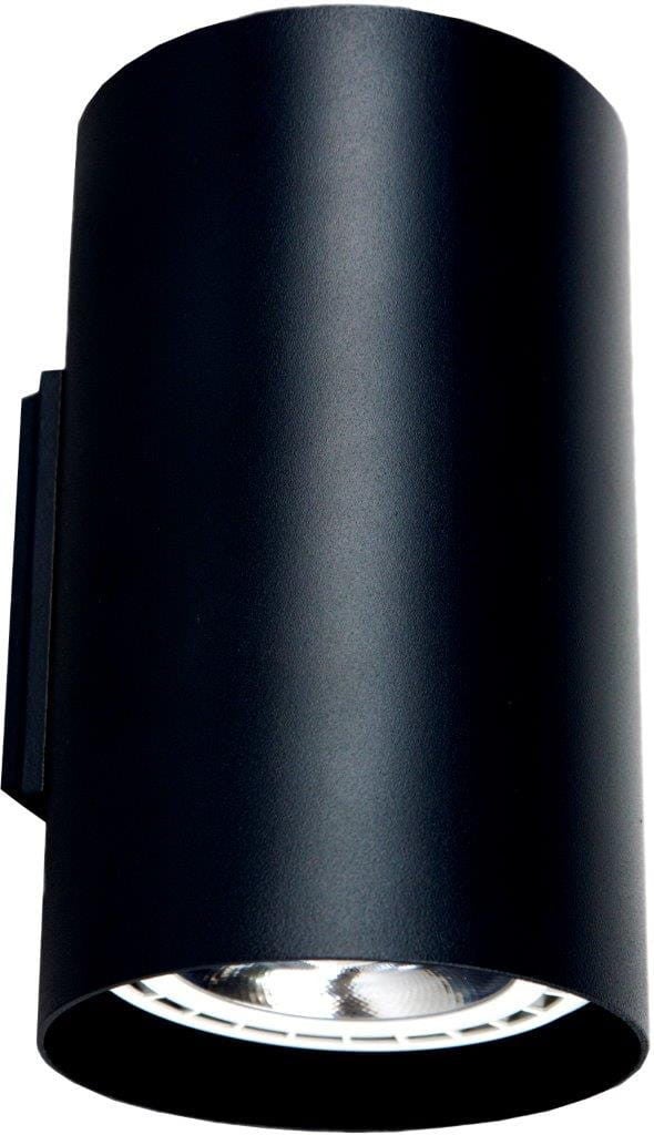 Kinkiet ścienny Tube czarny 2xES111x75W wym: 20 x 13 x 12 cm aluminium IP20 Nowodvorski Lighting