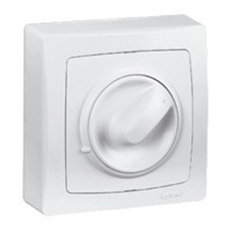 Legrand LEG97605 Interrupteur variateur à bouton rotatif saillie 300 W Blanc pas cher