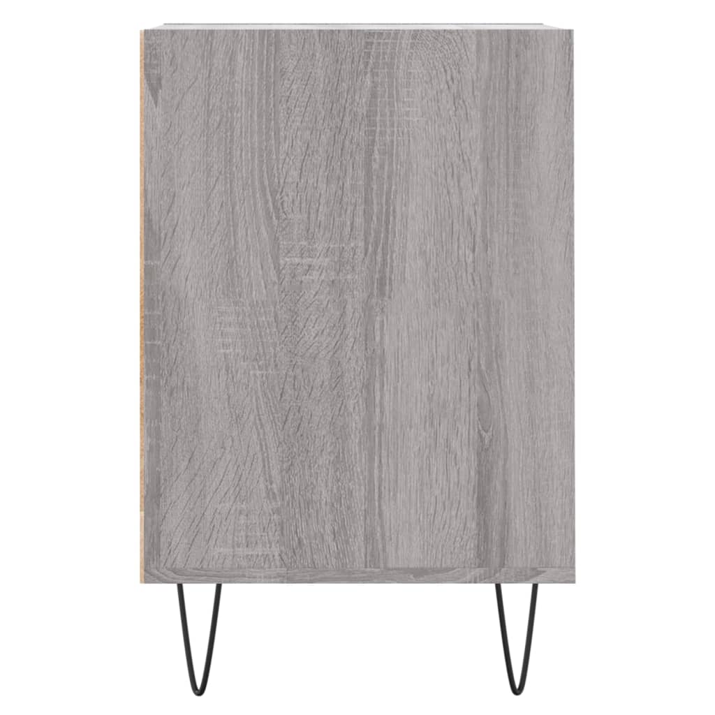 vidaXL Meuble TV Sonoma gris 100x35x55 cm Bois d'ingénierie - 7