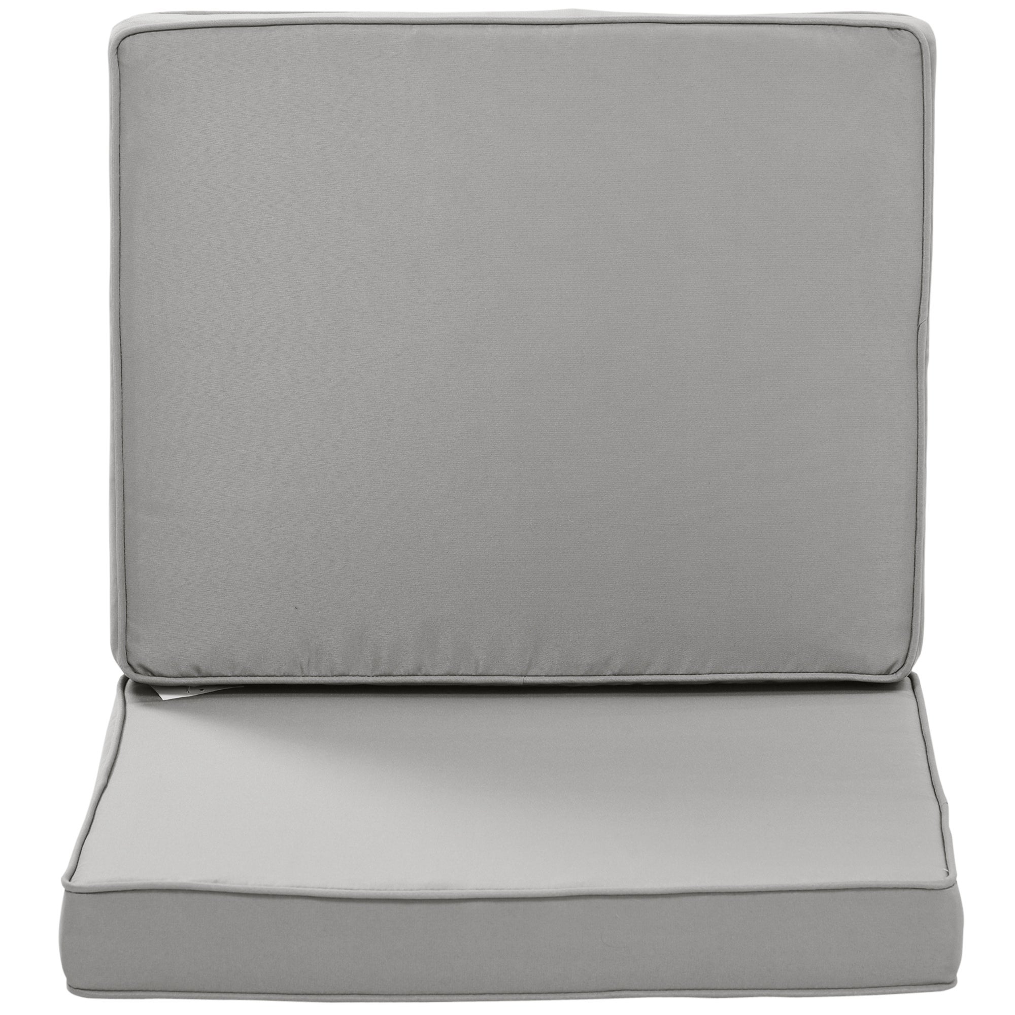 Lot de 2 coussins de chaise Polyester Outsunny - 8