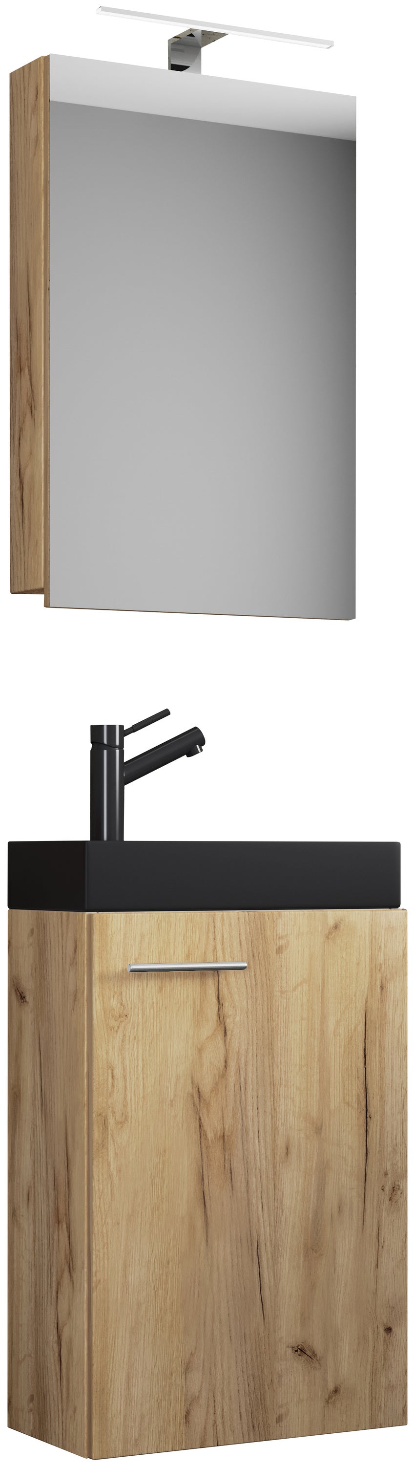 umywalka do mebli łazienkowych Slito Dąb miodowy W. 130 x S. 41 x G. 22 cm