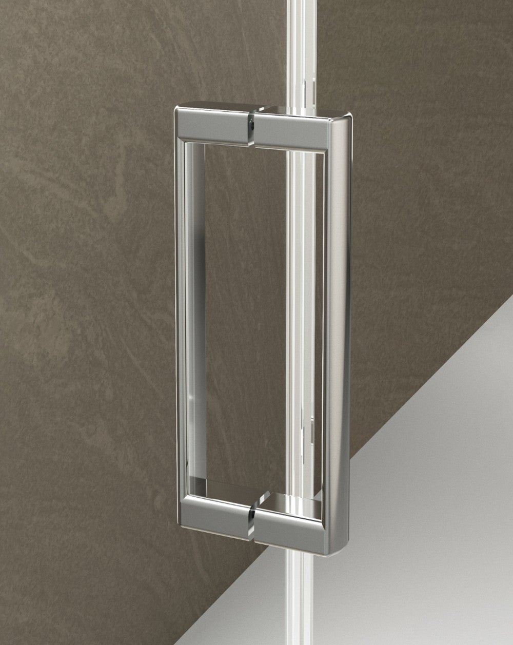Box doccia rettangolare angolare scorrevole 2 porte 2 fisse | Vetro anticalcare da 5 mm | Profilo cromato 170 cm (adattabile 166,5-168,5 cm) x 70 cm - 4