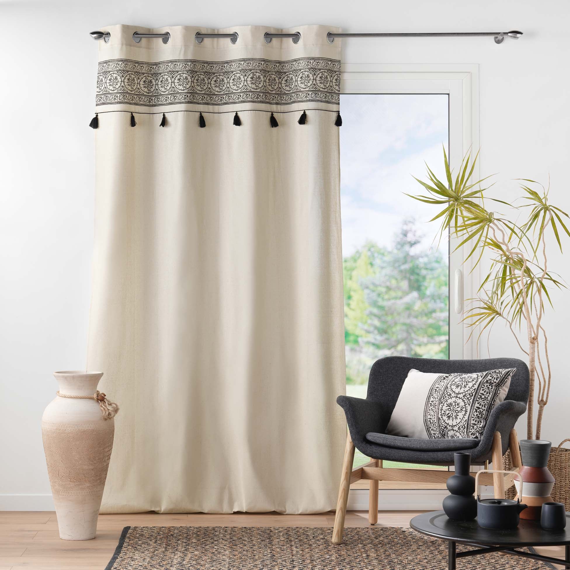 Coussin décoratif ISALINA, 40 x 60 cm, Douceur d'intérieur - 3