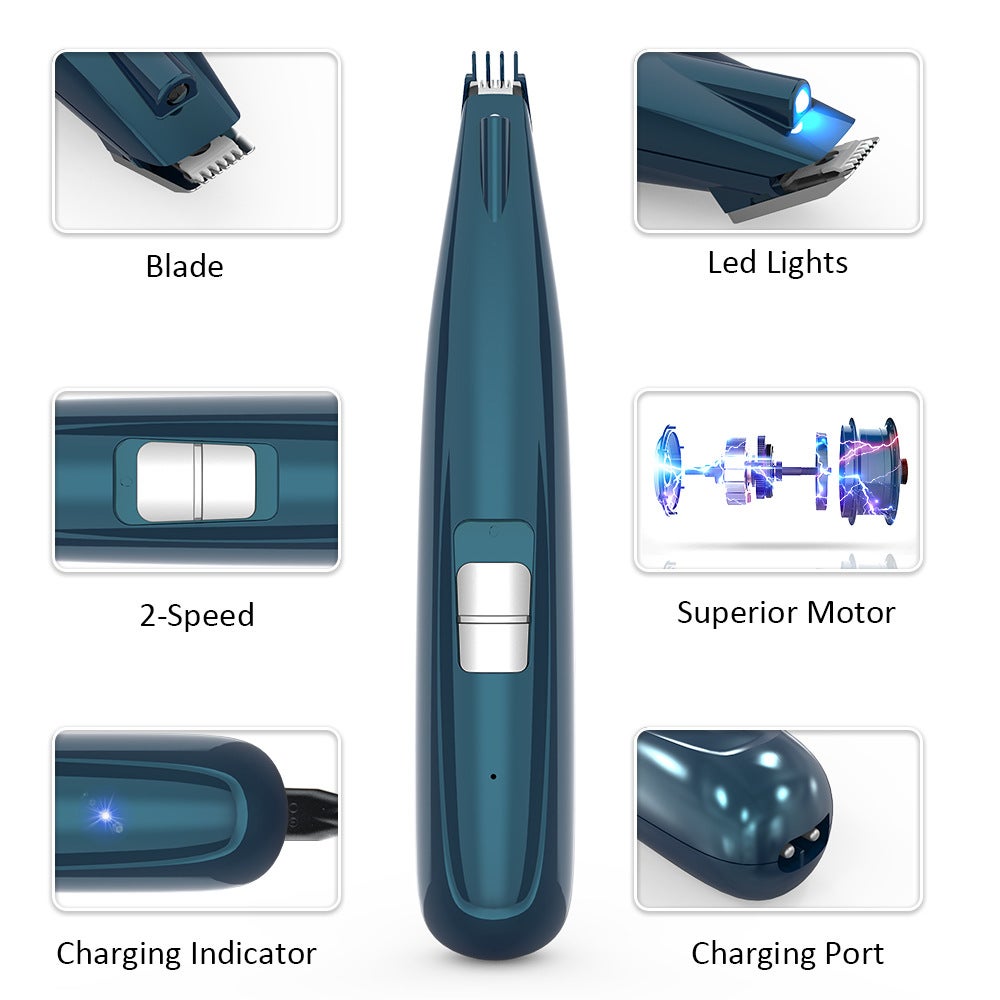Aparador portátil de pêlos de cães, kit de limpeza para pêlos de ...