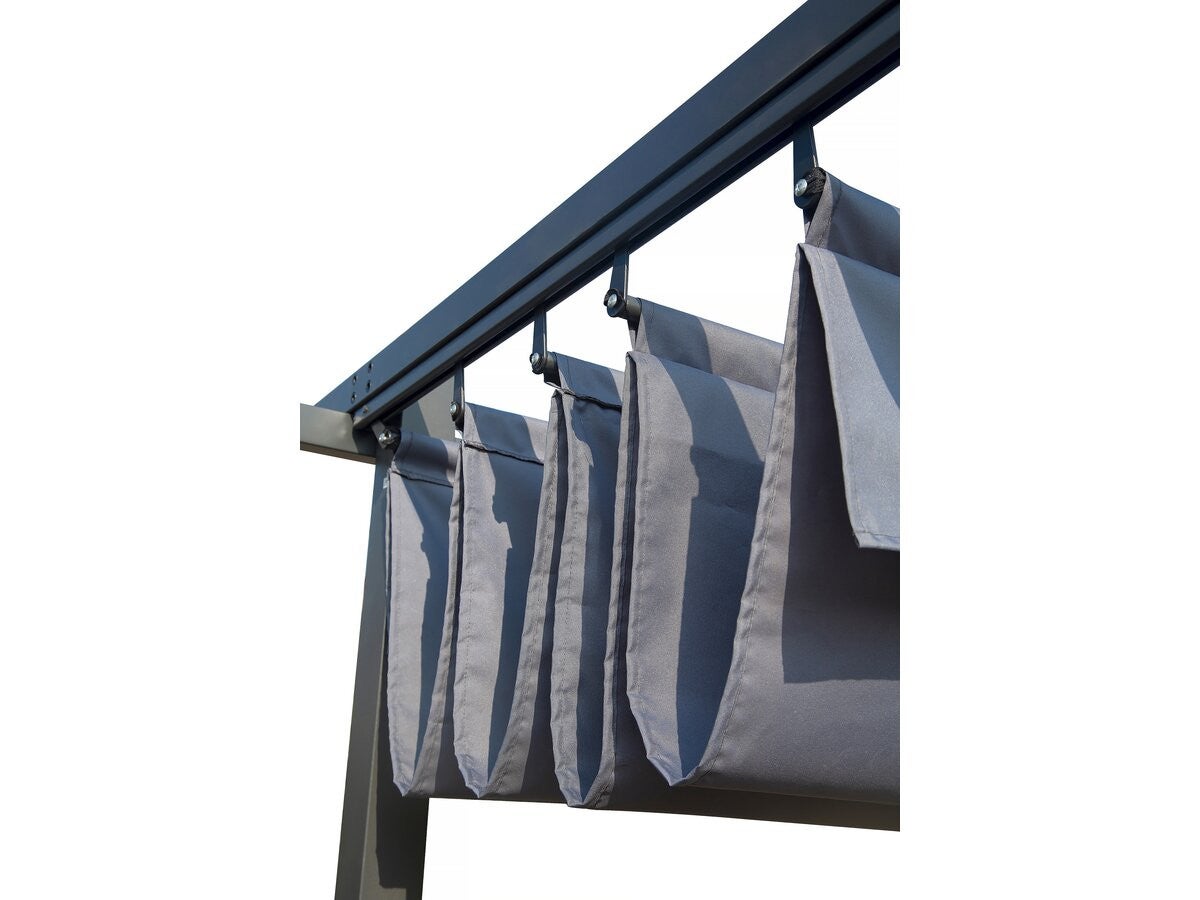 Pergola Gris en Métal 12 m² - 6