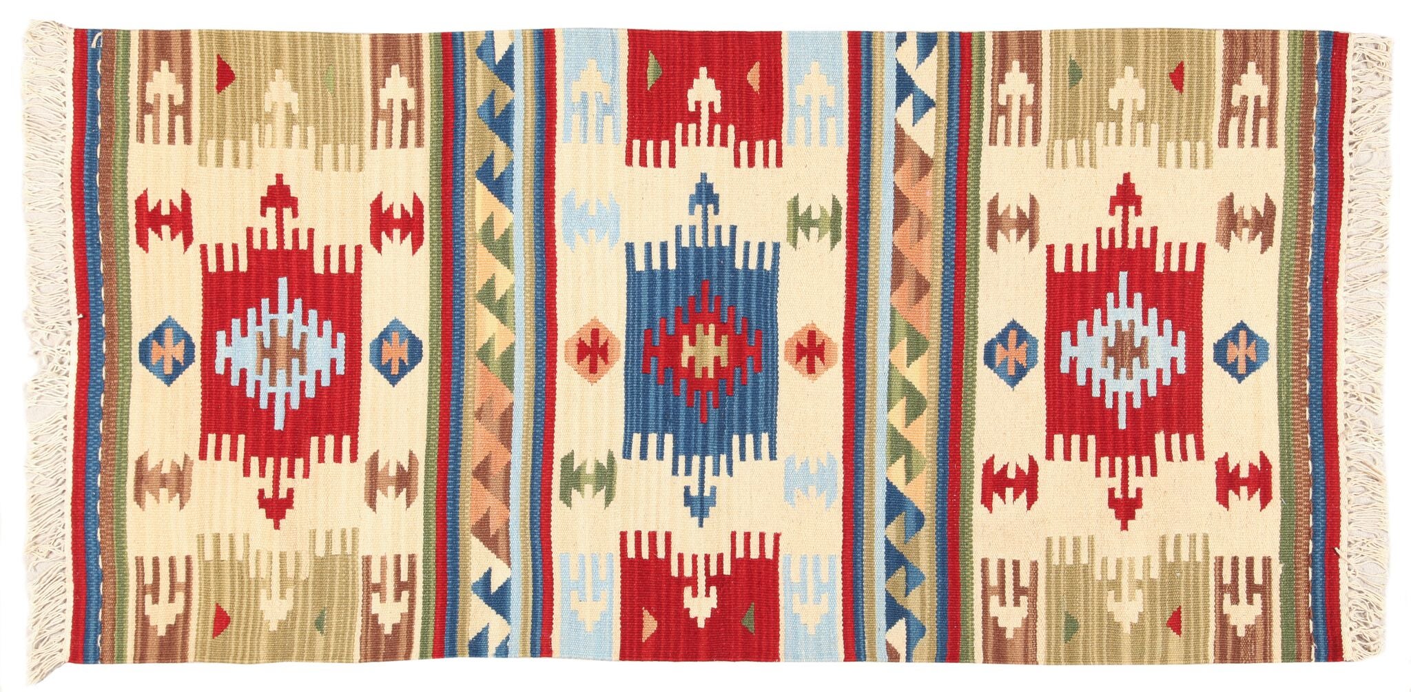 Kilim oryginalny, autentyczny handgemacht z Echtheitszertifikat 180x60 CM