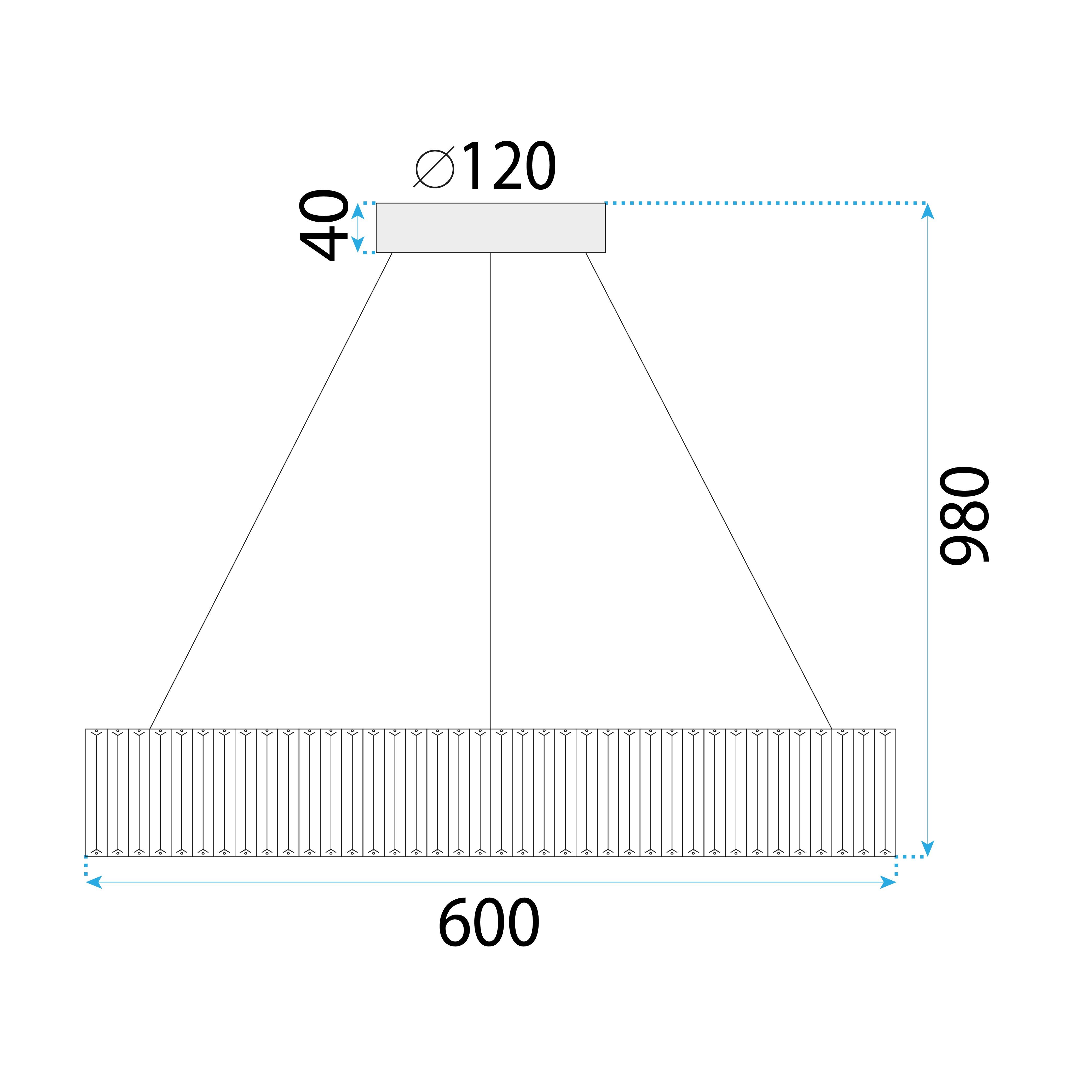 LAMPE SUSPENDUE TOOLIGHT APP1079-CP GOLD - 9