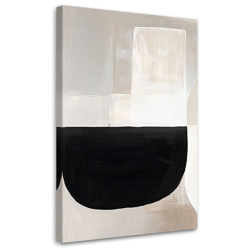 Obraz do salonu abstrakcja geometryczna szary 40x60