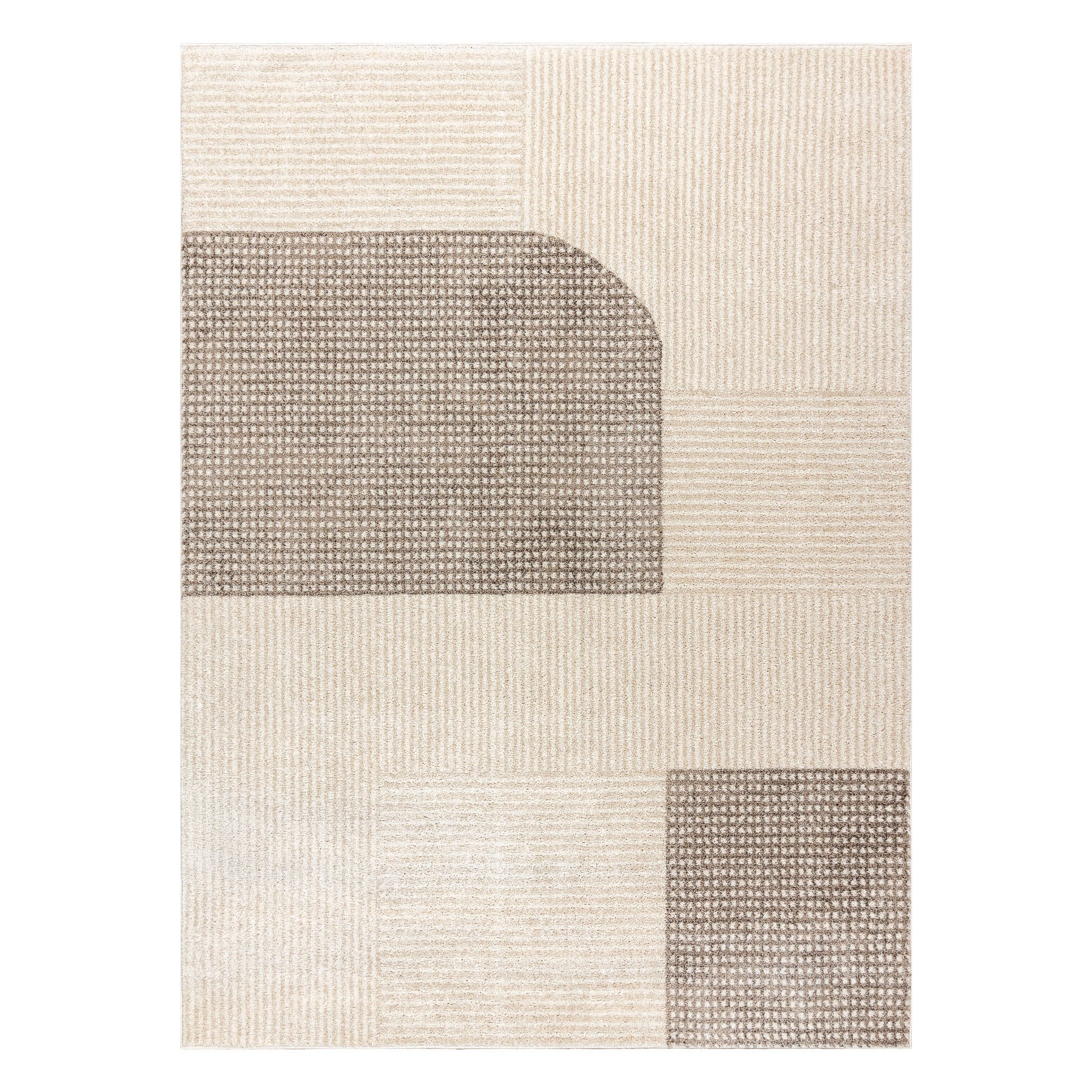 Covor FUSION 0805 crem / bej - Geometric, modern, abstract 140x190 cm ...