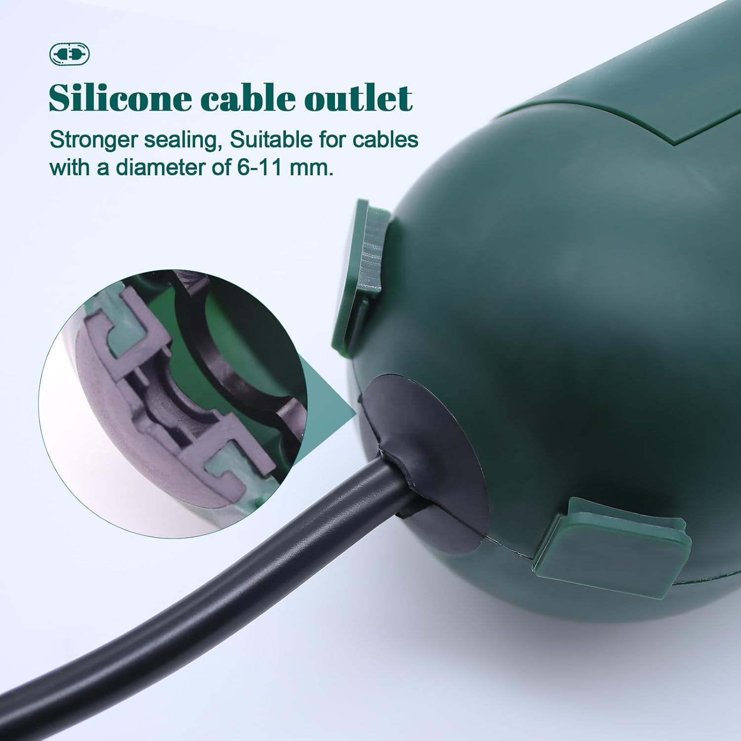 Lot de 2 boîtes étanches IP44 pour connexions électriques – Protection extérieure pour bricolage, jardinage et installation extérieure. - 4