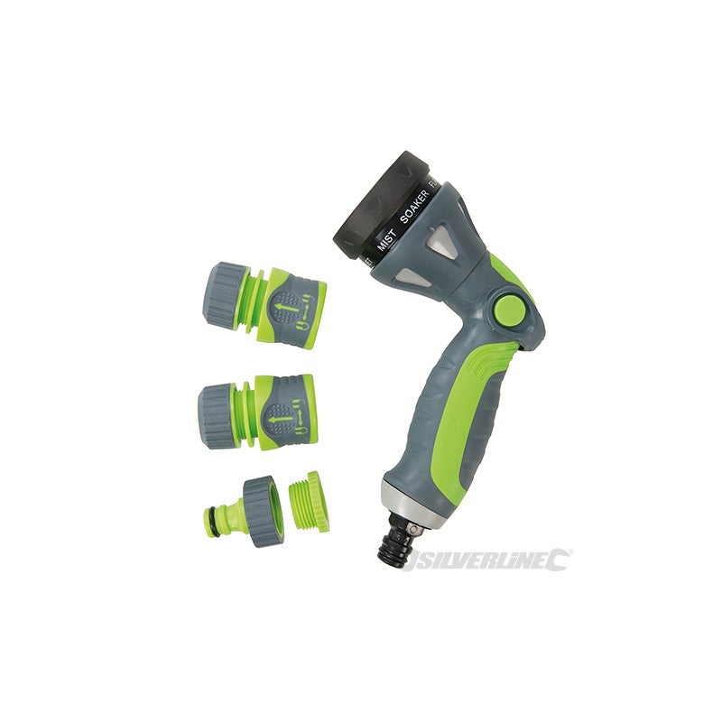 Nécessaire 5 pièces pistolet d'arrosage Silverline 829557 - 4