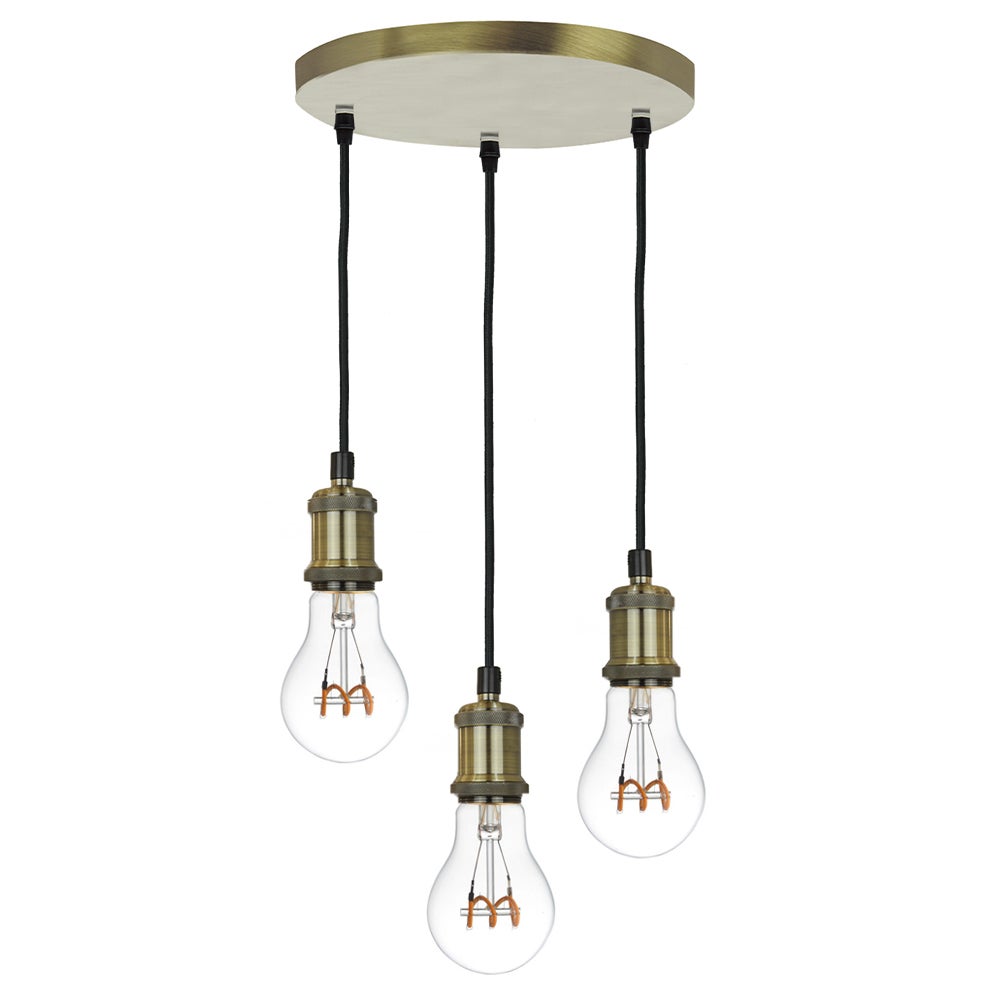 Plafonnier 3 Lumières, Plafonnier Suspendu Led Noir, Suspension En