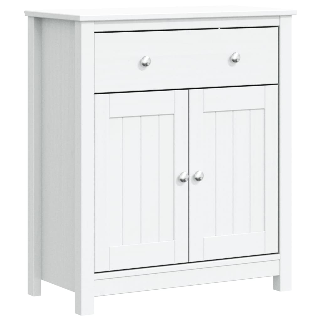 Meuble de salle de bain étroit, meuble bas avec tiroir profond, meuble de salle de bain indépendant, panneaux de particules, blanc | Leroy Merlin