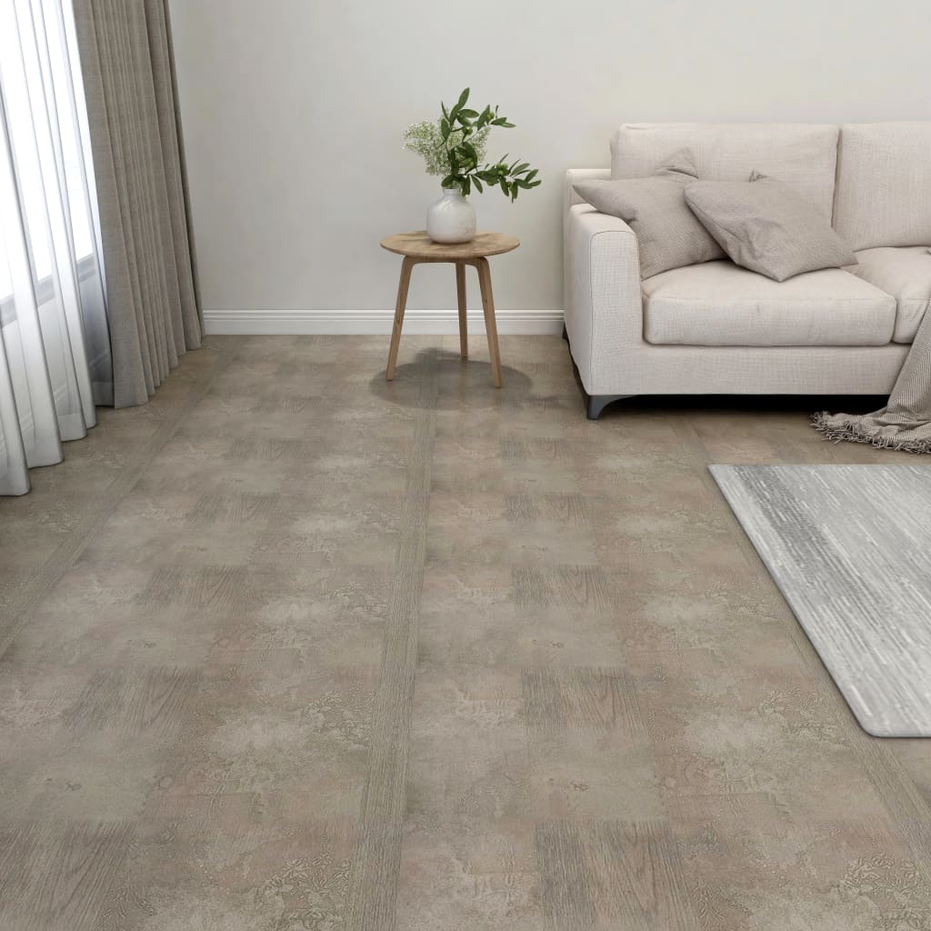 Maison exclusive - tarimas autoadhesivas 20 uds pvc 1,86 m² gris