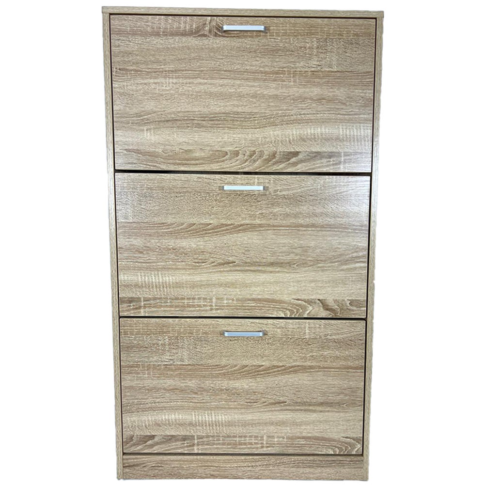 Étagère à Chaussures Pliable Mince avec 10 Étagères Étagère à Chaussures en Bois Gain de Place pour Entrée Couloir Chambre (Color : Bois, Size : 26x26x139cm
