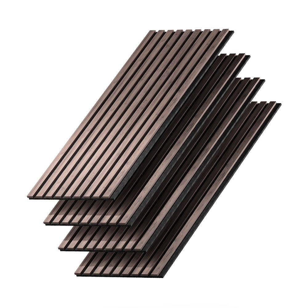 Vicco Panele ścienne Akustikpaneel, Orzech/brąz, 4 szt.