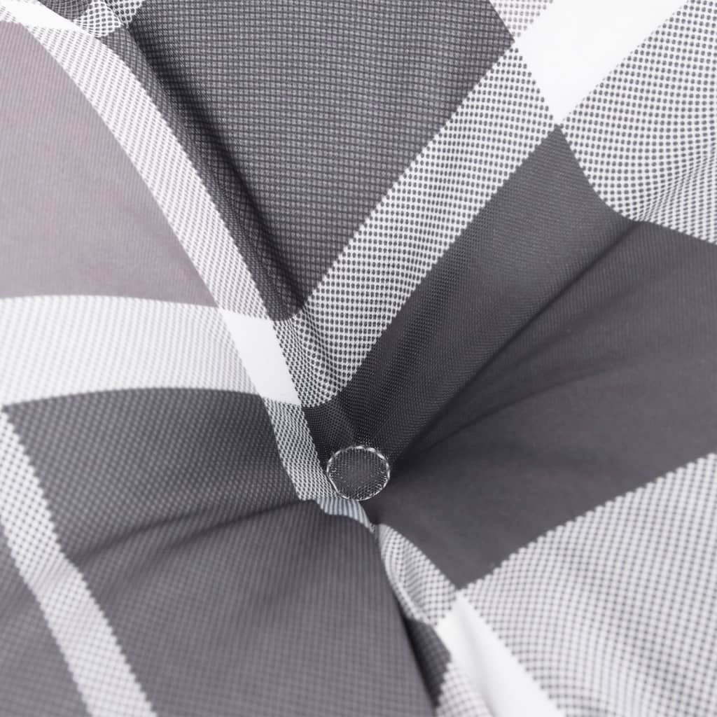 Maison Exclusive - Cojines para palets 2 unidades tela a cuadros gris - 7