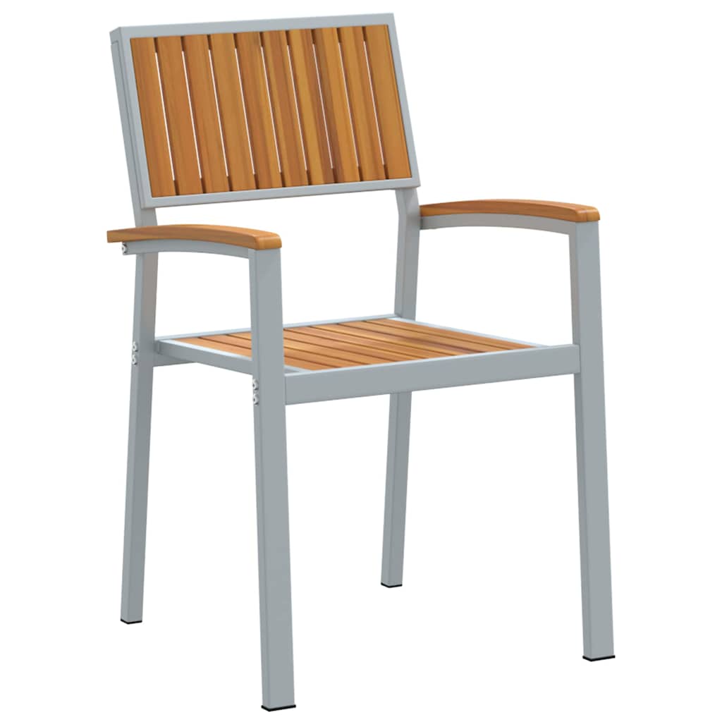 Silla de Jardín 4 pcs Marrón 56 x 57 x 87cm - COMFORTXL - 4