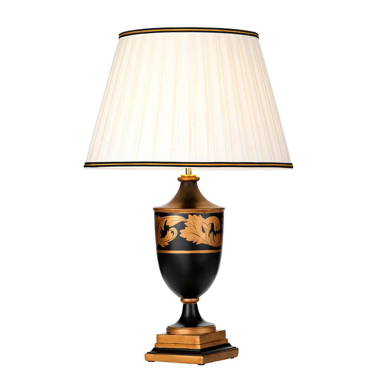 Lampa stołowa Narbonne czarno-złota 1xE27x60W Designer's Lightbox