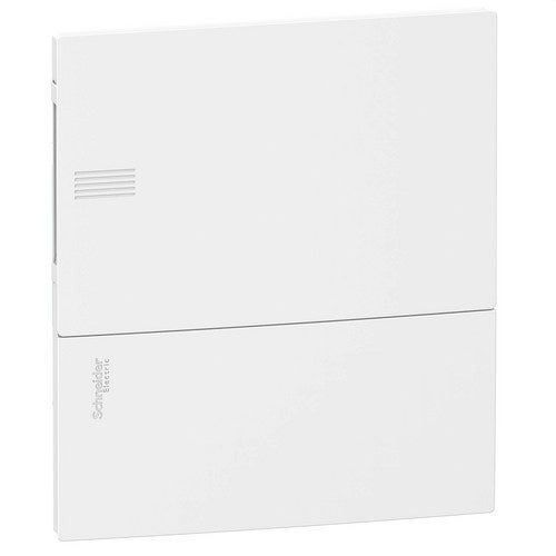 Boîtier de distribution encastré MINI PRAGMA 8 modules porte pleine