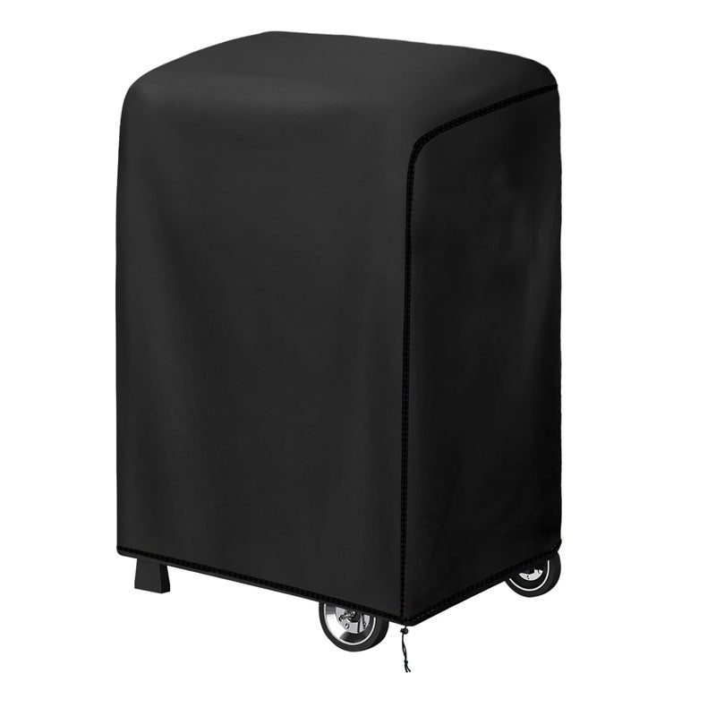 Pokrowiec na grilla, wodoodporny i pyłoszczelny, tkanina Oxford 210D, kwadratowy, czarny (68 x 68 x 72 cm)