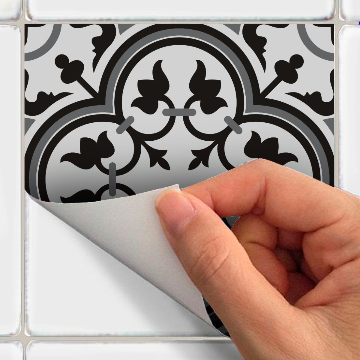 24 adesivi piastrelle di cemento azulejos Gisela - Sticker adesivo - adesivi murali - 24stickers20x20cm - 5