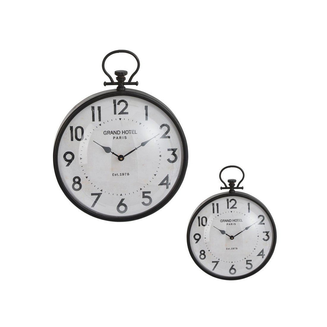 Duo D Horloges M Tal Noir Taille S Pecari Leroy Merlin