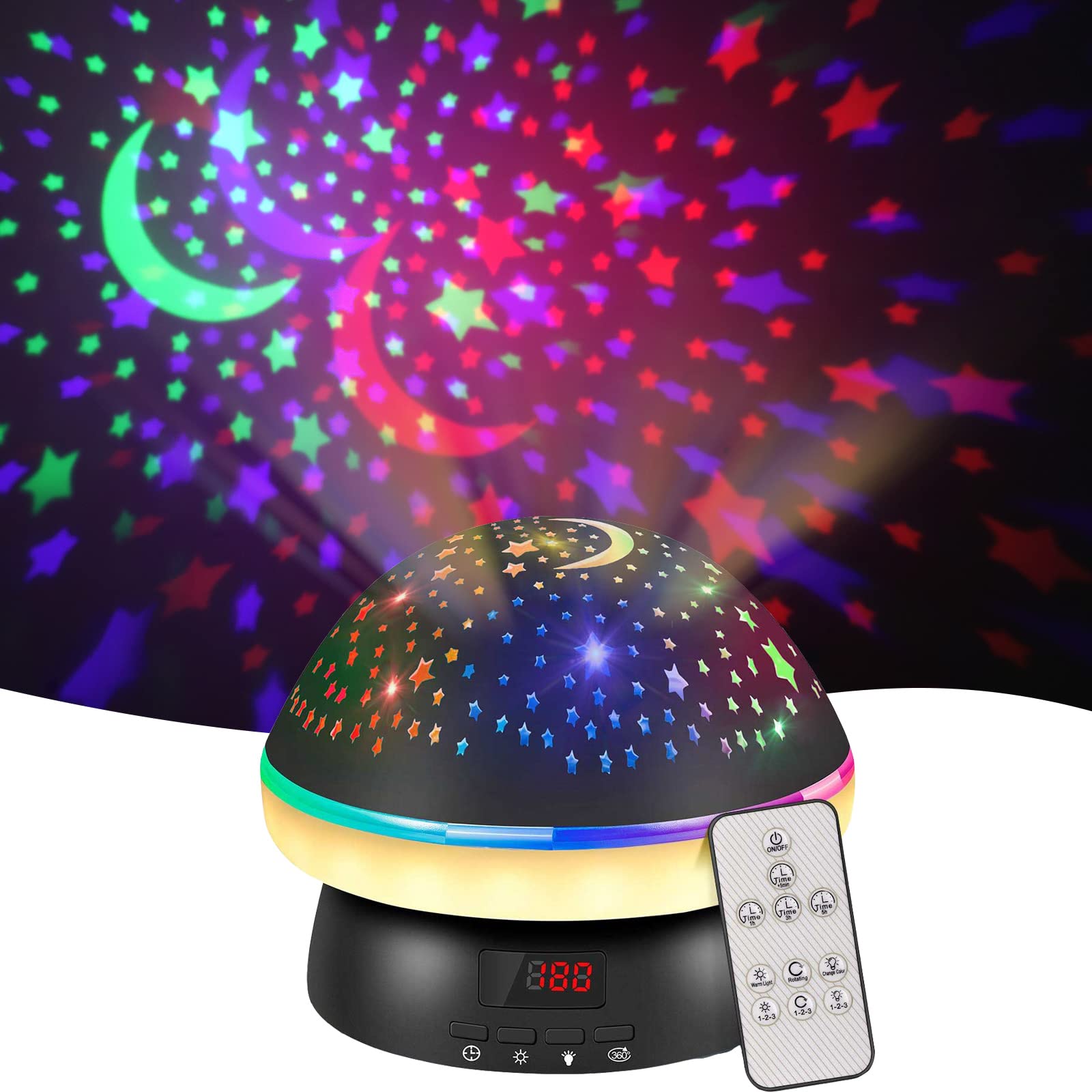 FYHMDC Kit Terrario Luminoso Di Halloween Per Bambini – Luce LED Con Telecomando, Giocattolo Fai Da Te 4-12 Anni